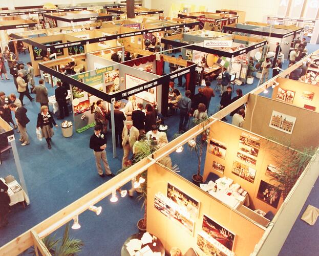 Photograph - Melbourne Meeting Mart, Centennial Hall, Royal Exhibition Building, Melbourne, 19 Jun 1984