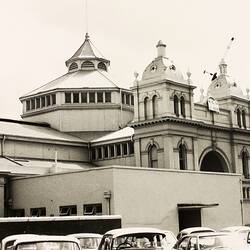 Photograph - Central Entrance Eastern Annexe, Royale Ballroom & 'The Mews', Exhibition Building, Melbourne, 1971