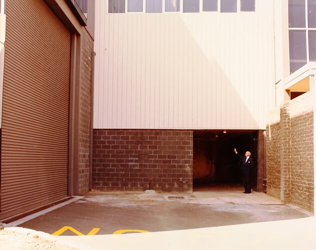 Photograph - Former Doorway to Stadium Annexe, Royal Exhibition Building, Melbourne, 1982
