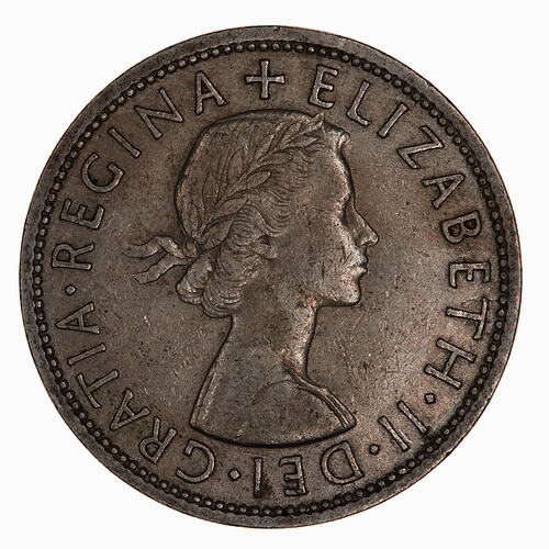 Coin - Halfcrown, Elizabeth II, Great Britain, 1960 (Obverse)