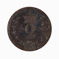 Coin - Twopence (Maundy), William IV, Great Britain, 1831 (Reverse)