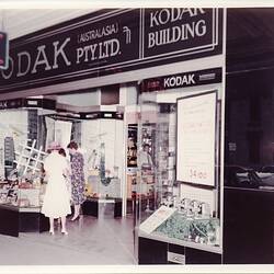Photograph - Kodak Australasia Pty Ltd, Customers at Shop Entrance, circa 1950s
