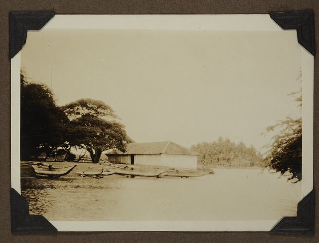 Boats on the Riverbank, Ceylon, 1928