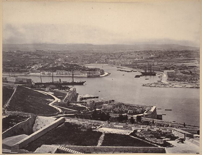 Quarantine Harbour, Malta, circa 1870