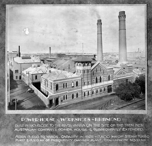 [Richmond Power Station, 1925.]