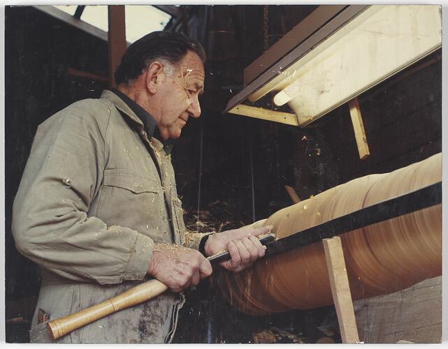 Sophus Bruhn at Work, South Melbourne, circa 1983 - 1985