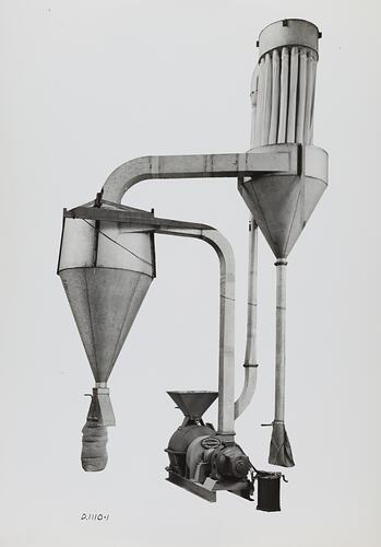 Photograph - Schumacher Mill Furnishing Works, No. 13 Swing Hammer Grinding Machine, Port Melbourne, Victoria, circa 1940s