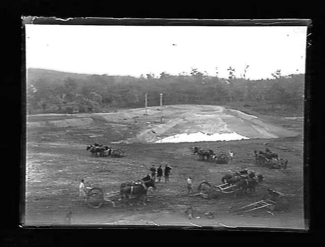 Glass Negative State Electricity Commission, North Yallourn Open Cut
