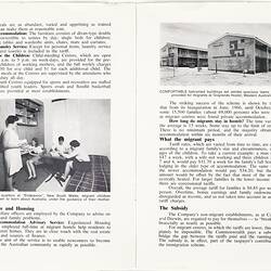 Booklet - 'Facts about Commonwealth Hostels Limited', Commonwealth Hostels Ltd, 1970