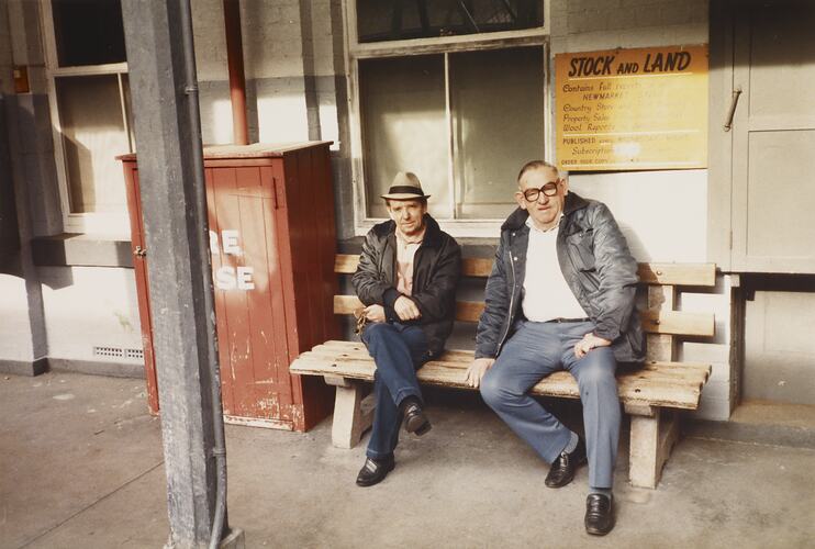 Council Staff, Newmarket Saleyards, Aug 1985