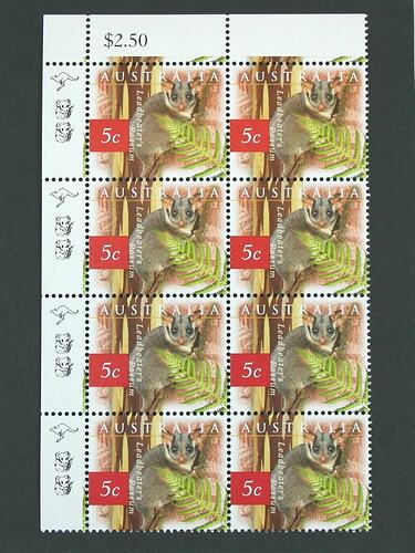 Stamps - Leadbeater's Possum, Threatened Species, 5 Cents, Australia, 1996 Reprint