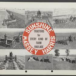 Publicity Brochure - H.V. McKay Massey Harris, Pacemaker & Challenger, Tractors, 1938
