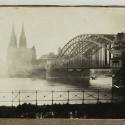 Photograph - Cologne Bridge, Driver Cyril Rose, World War I, 1916-1919