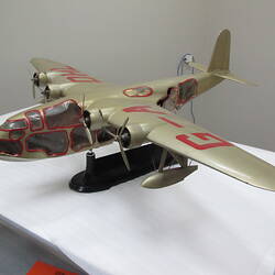 Flying boat, model aircraft.