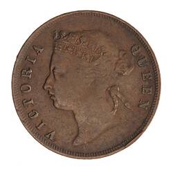 Coin - 1 Cent, Straits Settlements, 1873