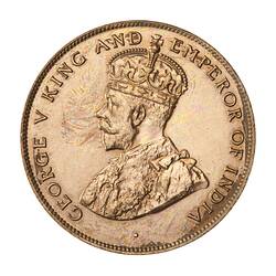 Coin - 5 Cents, Mauritius, 1922