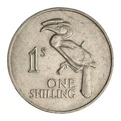 Coin - 1 Shilling, Zambia, 1964