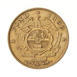 Coin - 1 Pond, South Africa, 1896