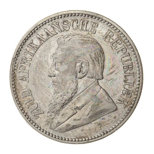 Coin - 2 & 1/2 Shillings, South Africa, 1896