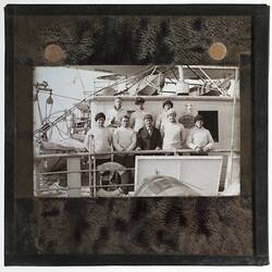 Lantern Slide - RAAF Search Party With Lincoln Ellsworth, Discovery II, Ellsworth Relief Expedition, Antarctica, 1935-1936