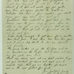 Letter & Envelope - Roderick Milton Hetherington, to Margaret Malval, Thank You, 28 Nov 1944
