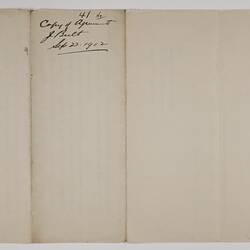 Copy of Memorandum of Agreement - H. V. McKay & John Bult, 22 Sep 1902