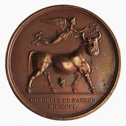 Medal - Conquest of Naples, Napoleon Bonaparte (Emperor Napoleon I), France, 1806