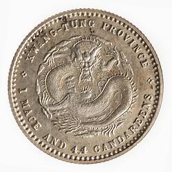 Proof Coin - 20 Cents, Kwangtung, China, 1890-1908