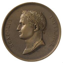 Medal - Coronation of Emperor Napoleon I (Napoleon Bonaparte) Festivities, France, 1804