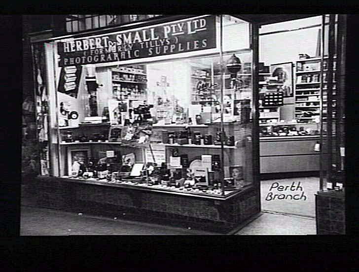 Photograph Herbert Small's Camera Shop, Perth, Western Australia