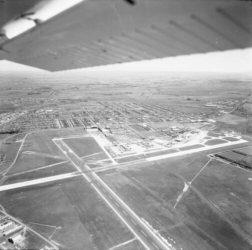 Negative - Aerial View of Essendon Airport, Victoria, circa 1960