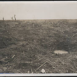 Photograph - 'Shattered Remains of Mouquet Farm', France, World War I, Oct 1916