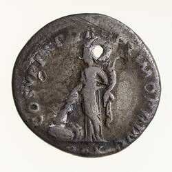 Coin - Denarius, Emperor Trajan, Ancient Roman Empire, 103-111 AD