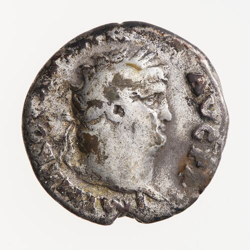Coin - Denarius, Emperor Nero, Ancient Roman Empire, 67-68 AD