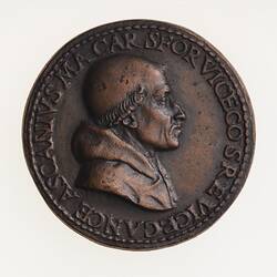 Electrotype Medal Replica - Ascanio Sforza