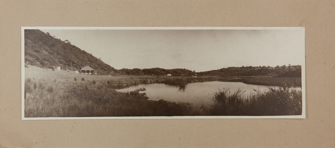 Mounted Photograph of Wilson's Promontory by Walter Baldwin Spencer, circa 1910