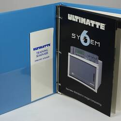 Operating Manuall - Ultimatte, Video Compositing System 6, 1989-1991