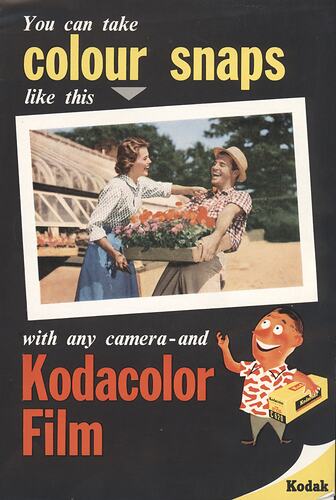 Brochure - Kodak Australasia Pty Ltd, Kodacolor Film, 'You Can Take Colour Snaps Like This', circa 1955