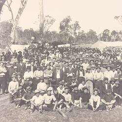 Photograph - Amalgamated Workers Association Strike Camp, Queensland, 1911