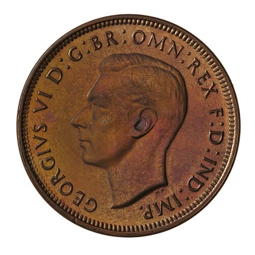 Round bronze coin.