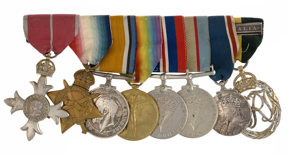 Medal Group - World War I & World War II, 1914-1945, Great Britain, Colonel Joseph Rex Hall O.B.E, 1919-1945