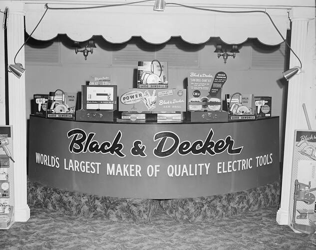 Black & Decker, Product Display, Melbourne, 12 Aug 1959