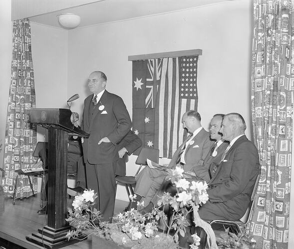 Australian Carbon Black, Official Opening of the Refinery, Altona, Victoria, 01 Oct 1959