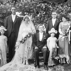 Group Portrait of Wedding Party, circa 1920s