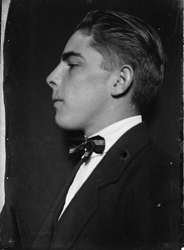 Male Portrait in Profile, circa 1910 - 1930