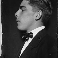 Male Portrait in Profile, circa 1910 - 1930