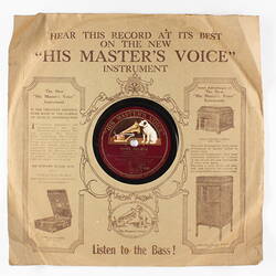 Disc Recording - The Gramophone Co. Ltd., Double-Sided, 'Why Do I Love You?' and 'Make Believe', Date Unknown