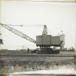 Photograph - Ruston & Hornsby, Crawler-Mounted Dragline Excavator, Lincoln, England, 1923