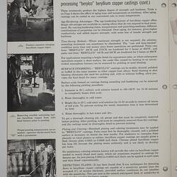 Page with photo images and printed descriptive  text.