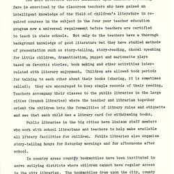 Sixth page of a typed transcript in black ink on paper